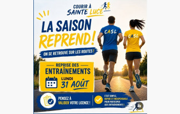 Démarrage saison 2026-2027
